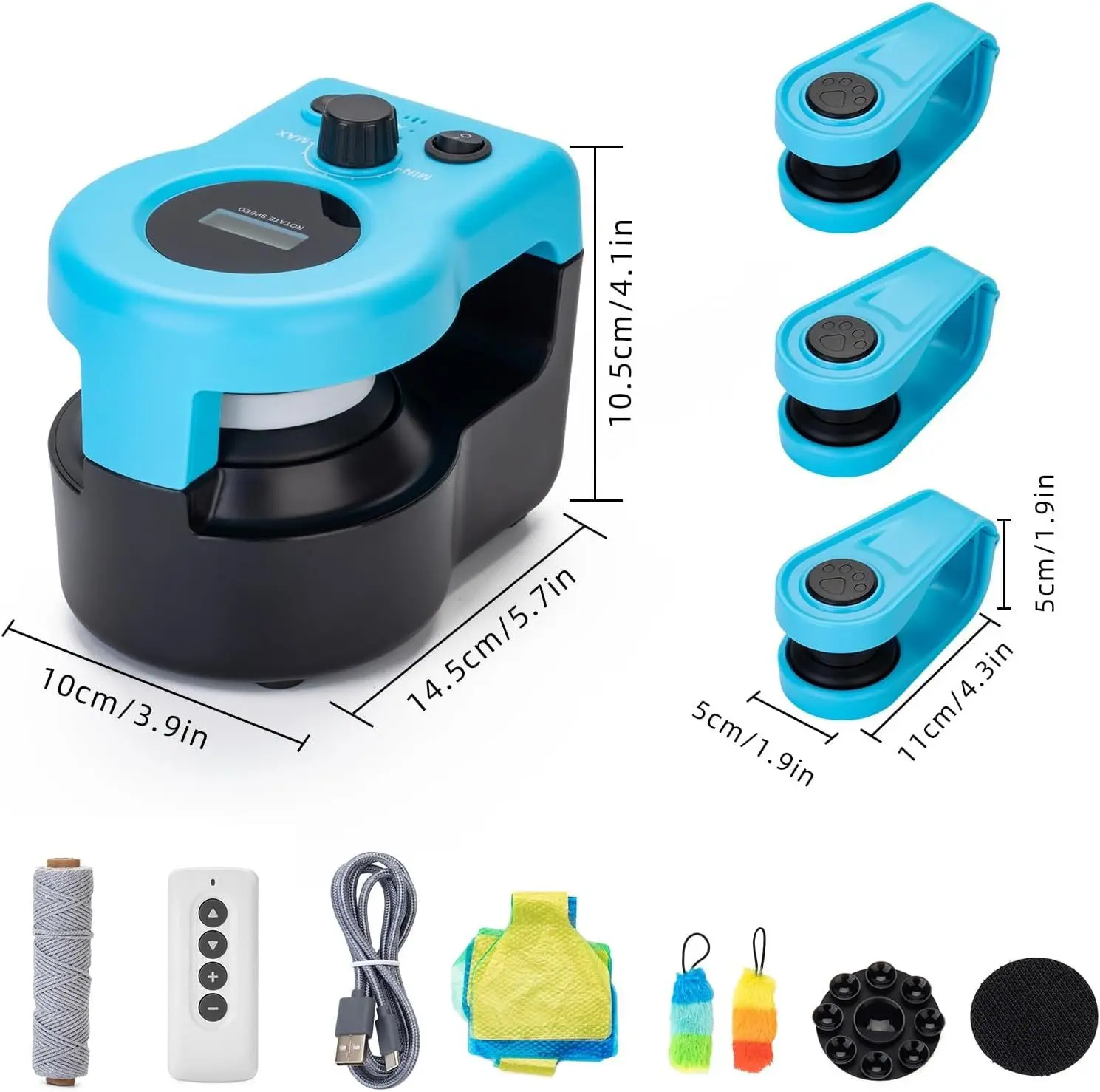 New Product Running Cat Toy Cat Weight Loss Artifact Feather Interactive Cat Toy Remote Control Sound Toy