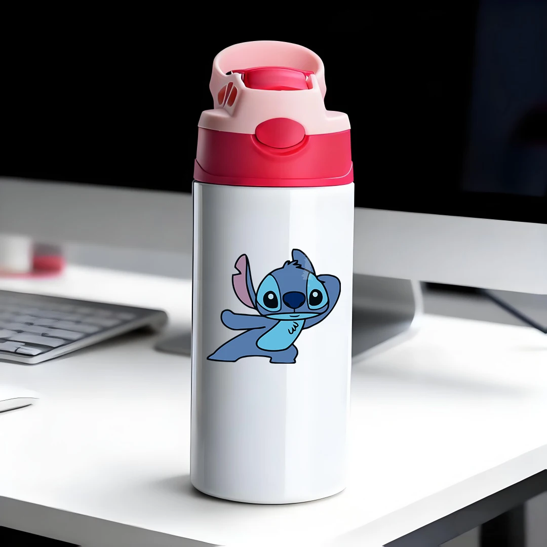 

Disney Mickey Mouse Insulated Cup with Stich Character 304 Stainless Steel Straw Cup for Kids New Year Gift