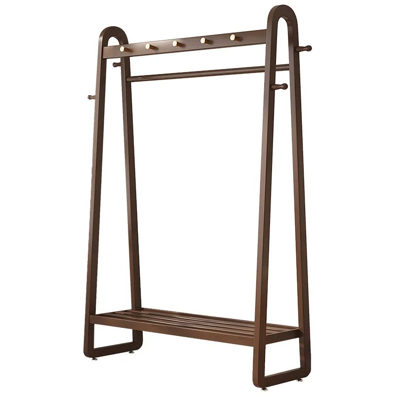 

Bedroom coat rack, home floor hanging clothes rack, modern and simple living room storage rack
