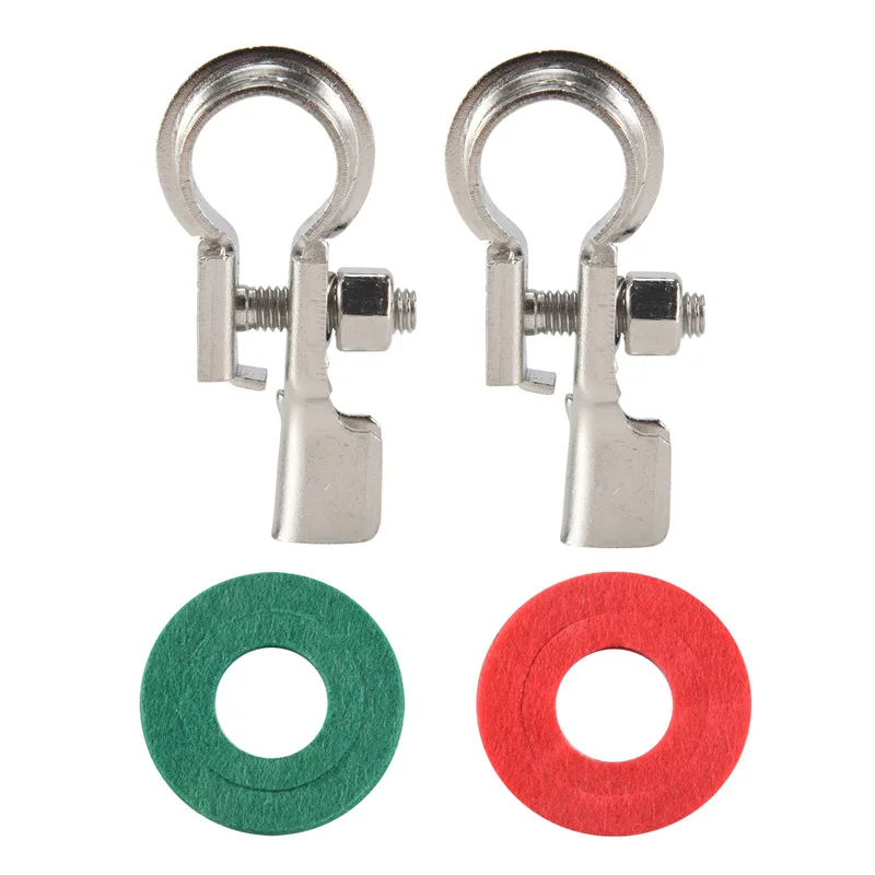 

L48A-1 Pair Battery Terminals Connectors Clamps Copper Battery Terminal Kit With Battery Corrosion Terminal Protectors 17Mm