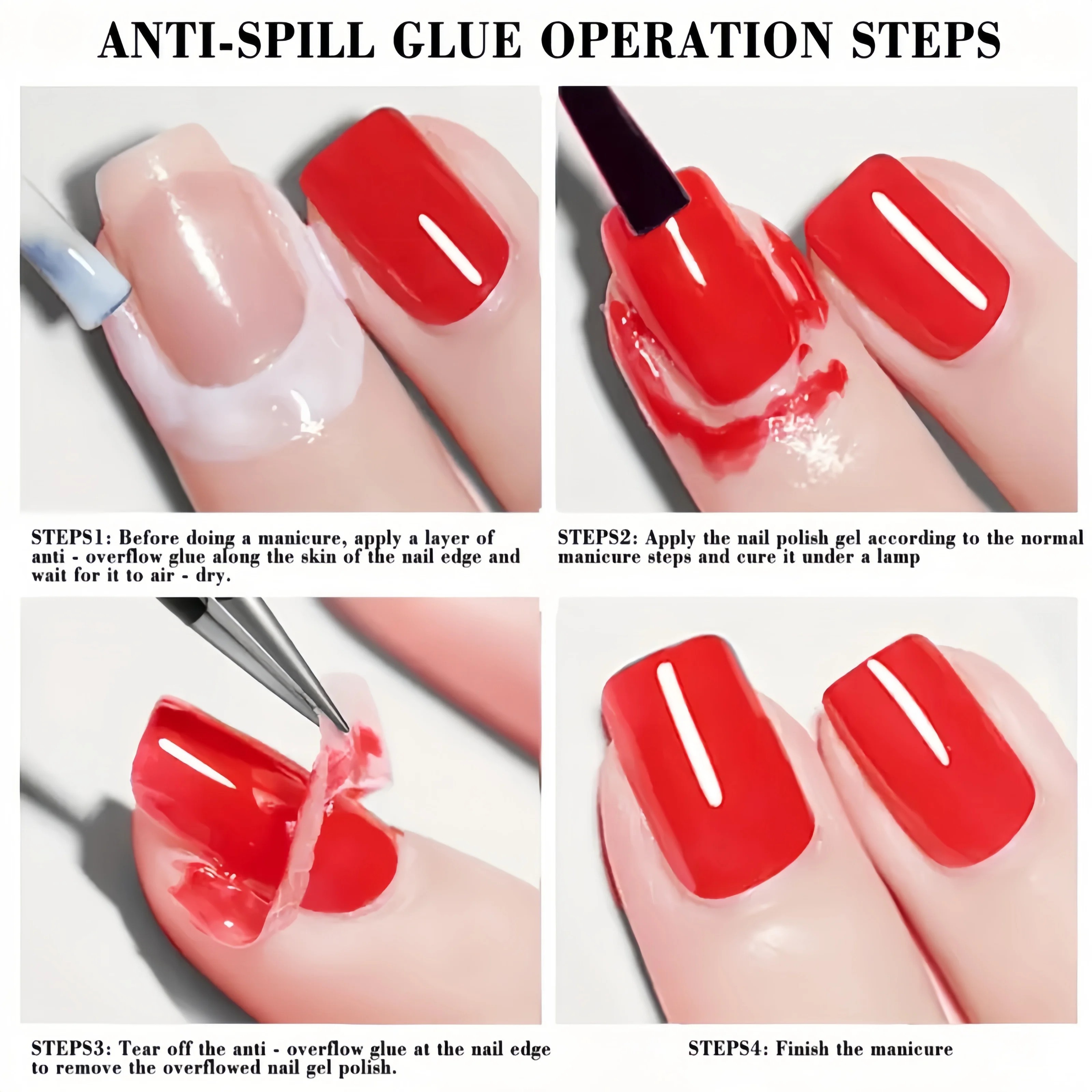 Lattice liquido per unghie, protezione della cheratina per la cura delle unghie, lattice liquido per manicure, barriera alla cheratina da 15 ml, cura della pedicure, regalo da donna