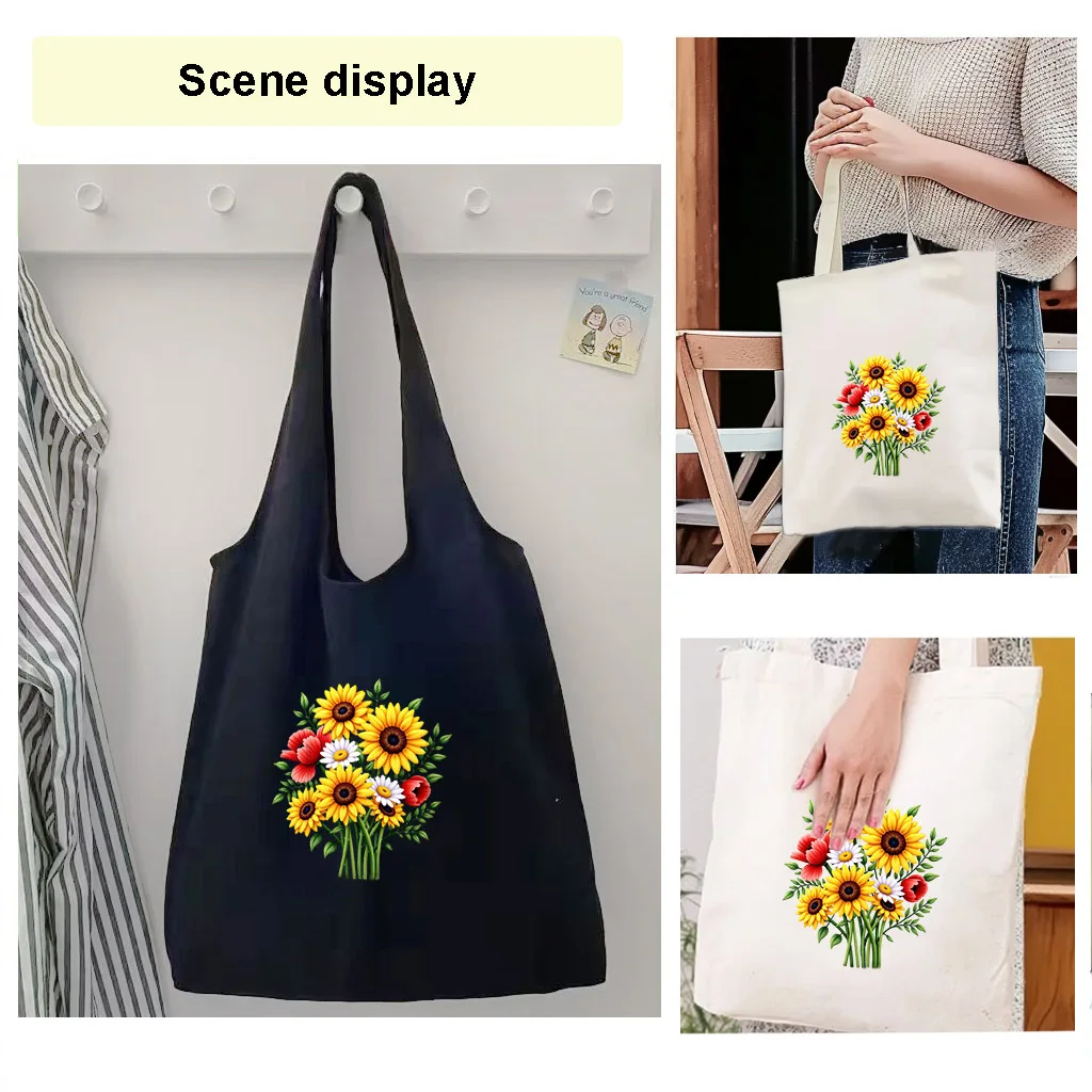 ThreadLux Embroidery DIY Bag DIY Easy-to-Follow Holiday Gift Family Decorative Cross-Stitching Set
