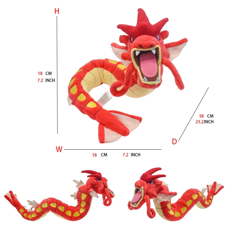 Pokemon Rayquaza Plüschpuppe, weiches Tier, heißes Spielzeug, tolles Geschenk, 75 cm