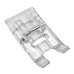 5mm Clear Satin Stitch Presser Foot For Singer Brother Juki Babylock Janome Kenmore Low Shank Snap On Sewing Machine Accessories