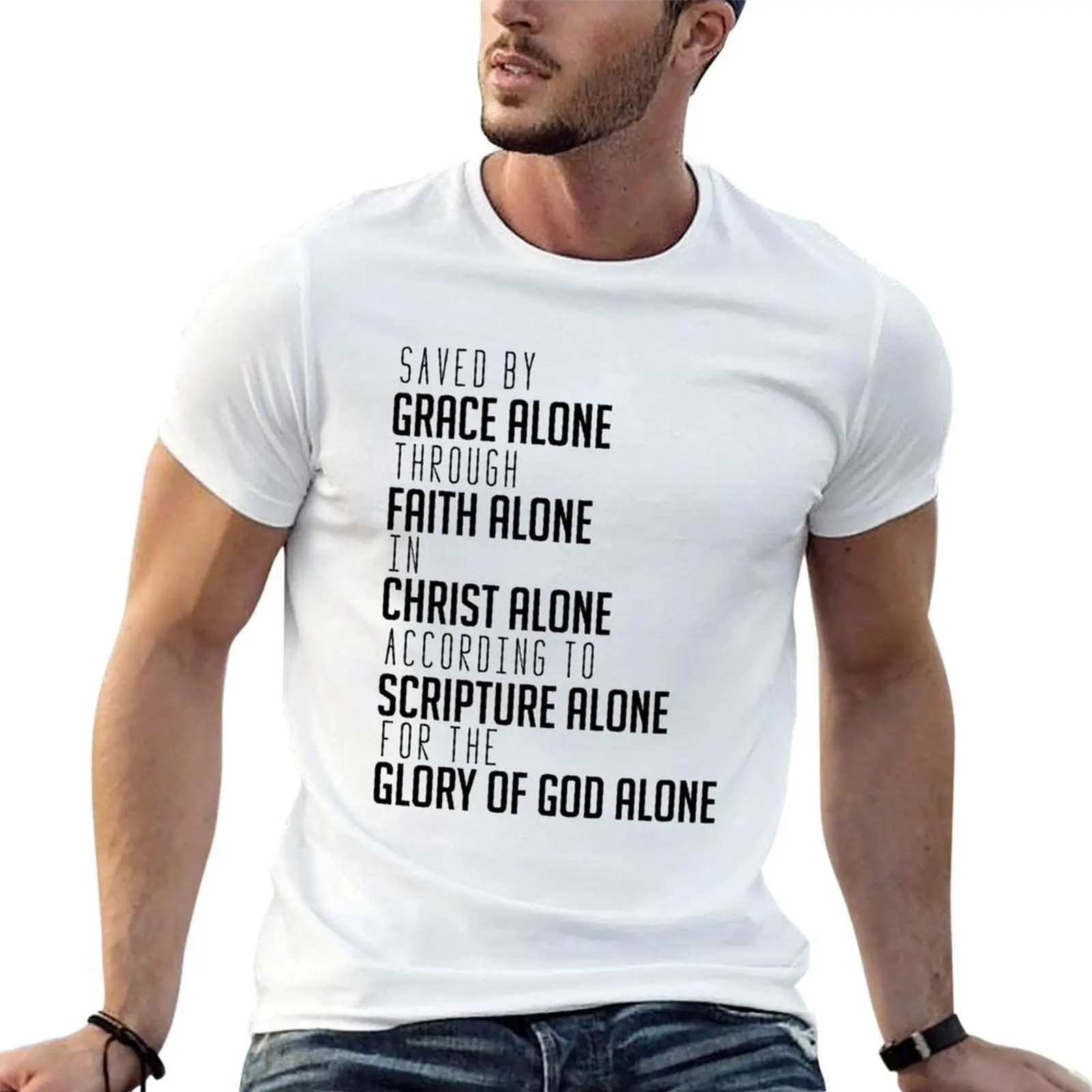 

5 Solas Five Solas T-Shirt cotton tshirt 100% cotton t shirts high quality T-Shirt