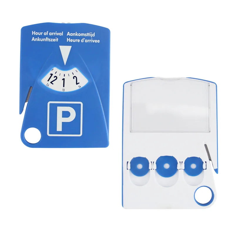 1PC Car Electronic Digital Parking Sign Timer Shovel Windshield Wiper Parking Timer Three In One Parking Plate Indicator Sign