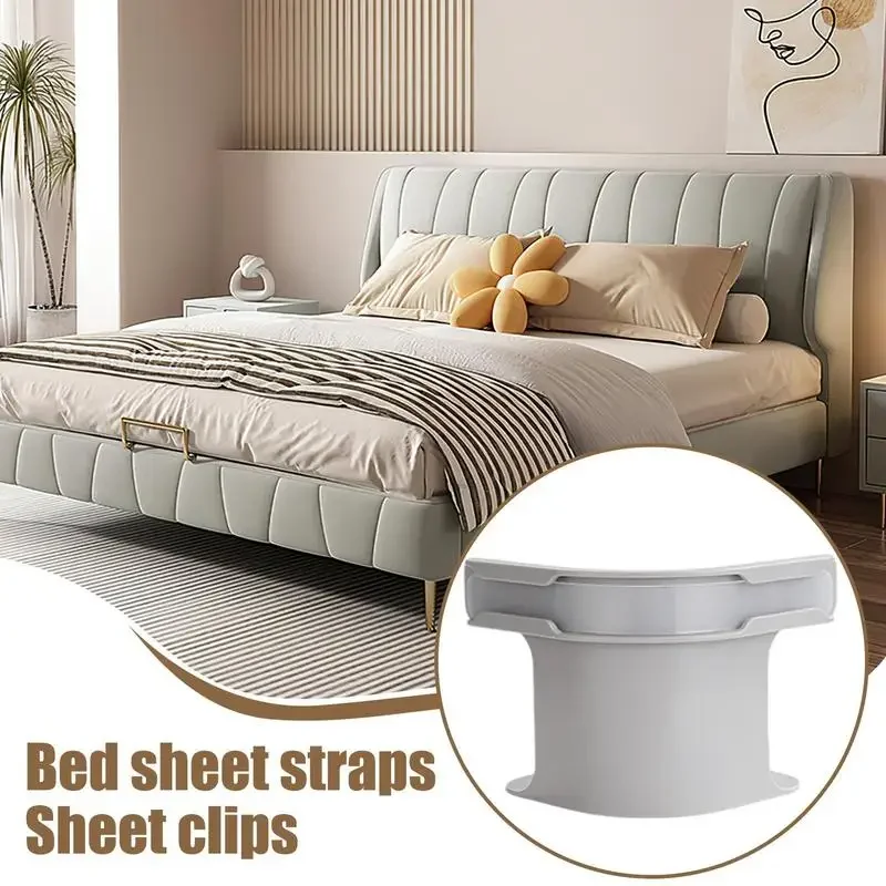 4pcs Heavy Duty Bedsheet Corner Tightener Clips Mattress Straps for No More Loose Sheets Lock Sheet Holders Bed Sheet Grippers