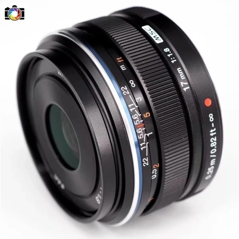 98% جديد حقيقي M.ZUIKO الرقمية 17 مللي متر 1.8 عدسة لأوليمبوس EPL8 EP3 EP7 E-M10 مارك IV OM-D القلم عدسة الكاميرا 17 F1.8 M4/3 جبل #2