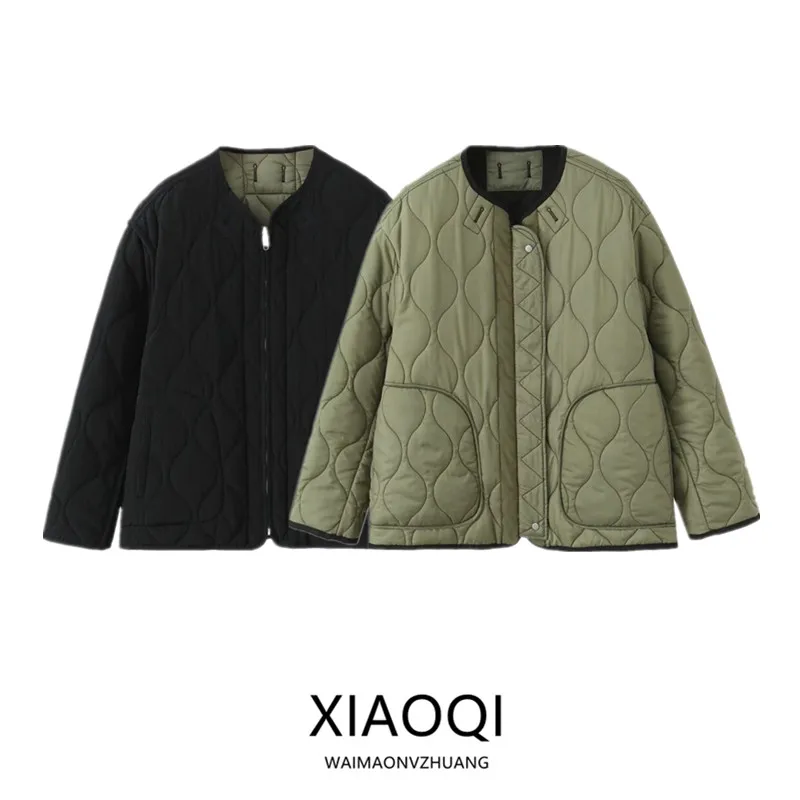 

Двустороннее хлопковое пальто Jaet, осень 2022, Новое поступление, универсальное женское модное повседневное женское пальто для поездок на работу