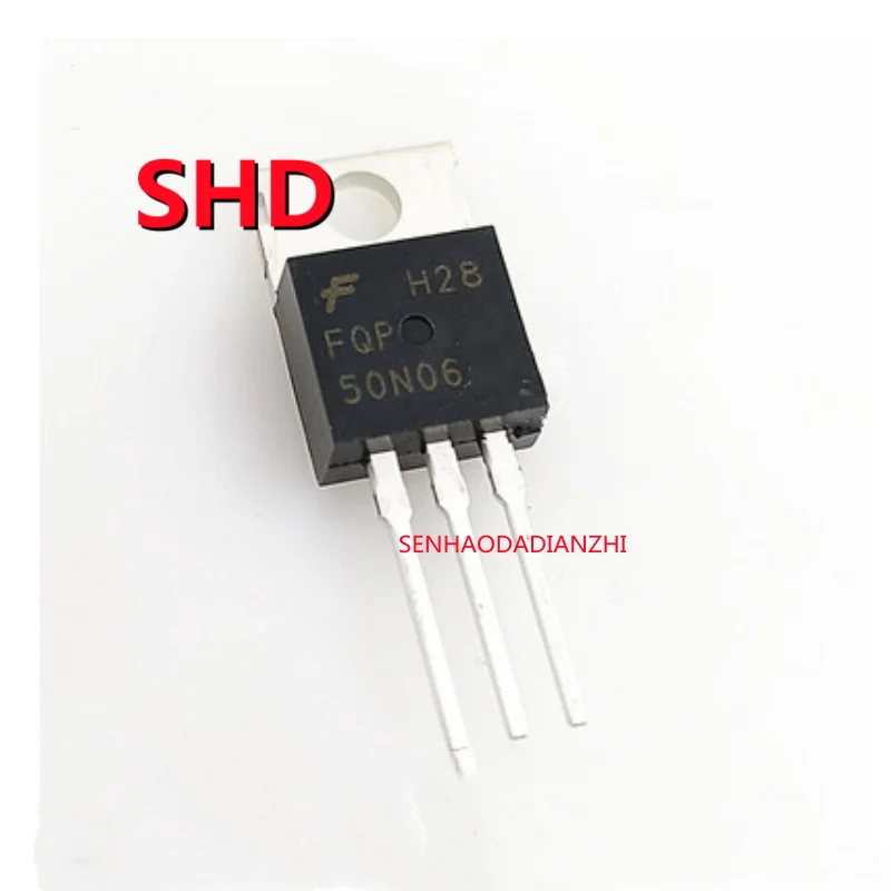 

5pcs / lot fqp50n06 triode 50n06 to220 N-ch 60V 50A MOS triode MOSFET new original IC