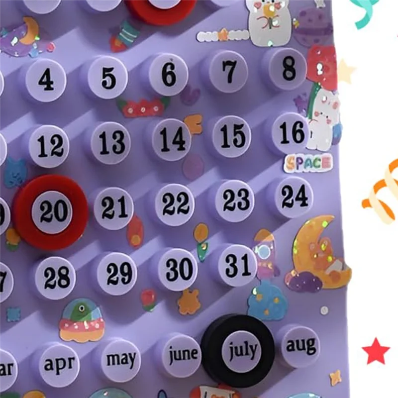 

Настольный календарь ручной работы ABYS-DIY Ring, модный вечный календарь, многоразовое кольцо «сделай сам», настольный календарь с кольцом «сделай сам»