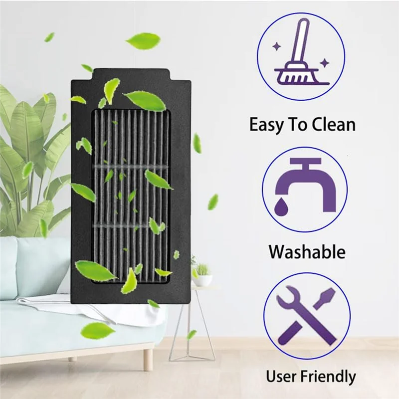 قطع غيار B01C-T50 قطع غيار Forecovacs DEEBOT T50 Series T50 PRO/T50 Max قطع غيار الممسحة الكهربائية