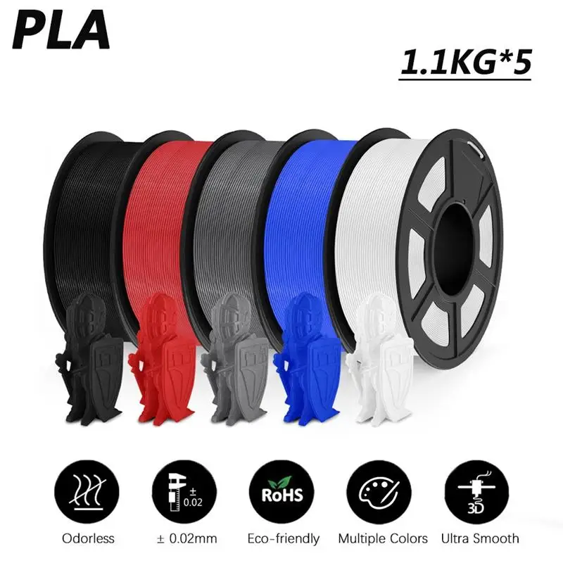 Top! 3d PLA PLUS/PETG/SILK/PLA META/PLA 1.75mm 3D Printer Filament 100% No Bubble 3D Printing Materials for 3D Printer& Pen