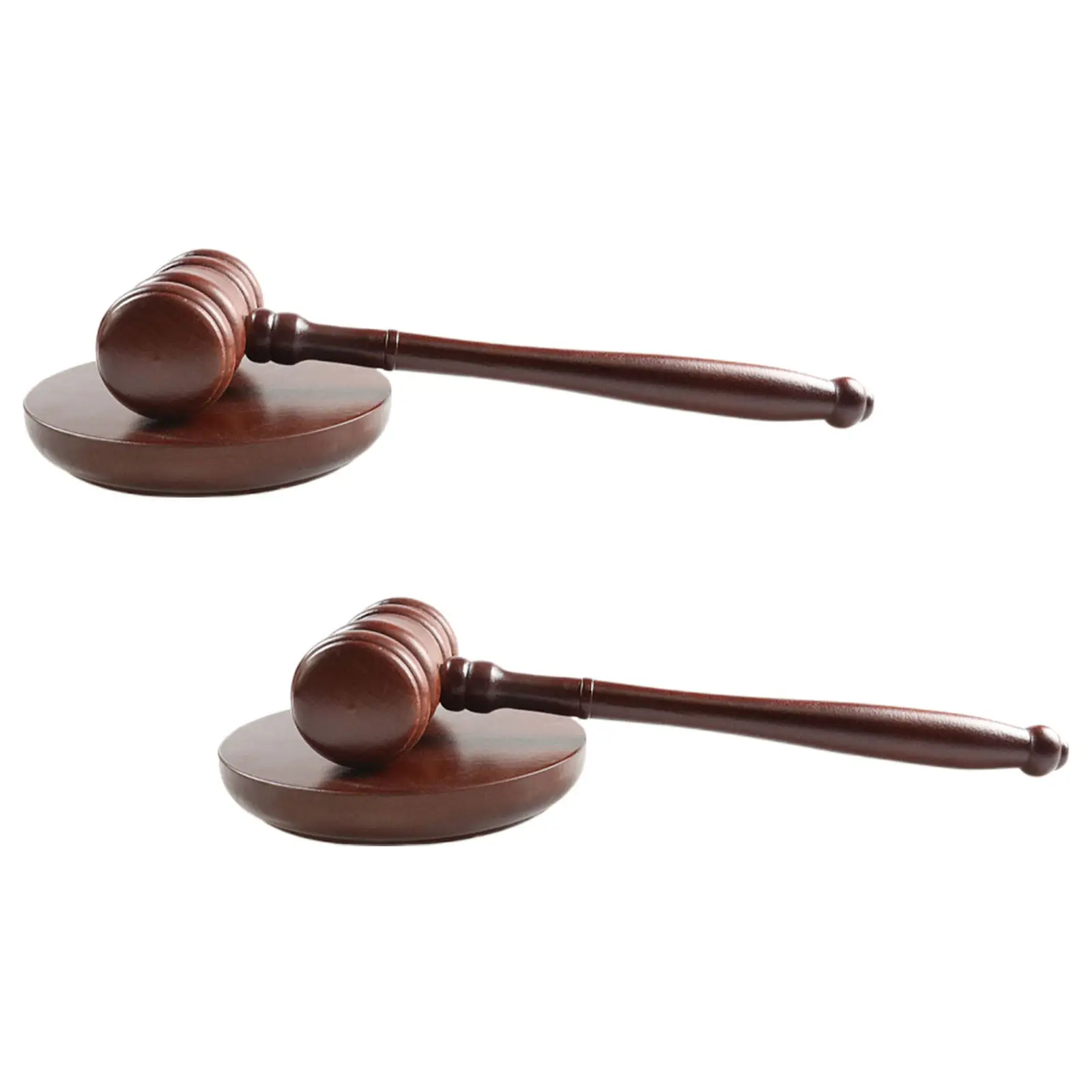 1Set Wooden Gavel Sound Block Judge Lawyer Auction Trial Speech Club Meeting Desk Decor Professional Handcrafted