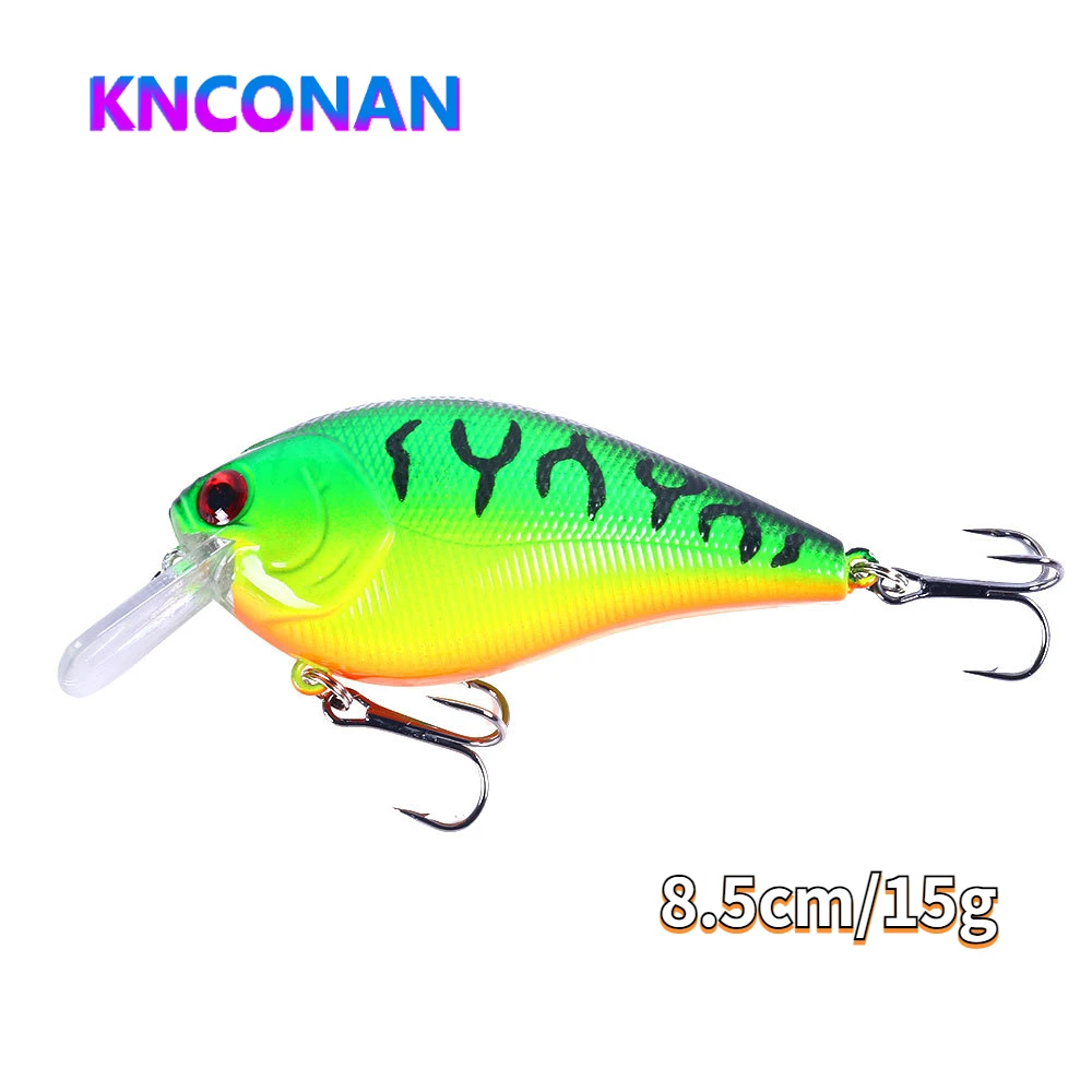 

KNCONAN 8.5Cm 15G Artificiais Fishing Tackle Crank Bait Fishing Lures Minnow Tackle Crankbait Lure Minnow Crank Cod Bass