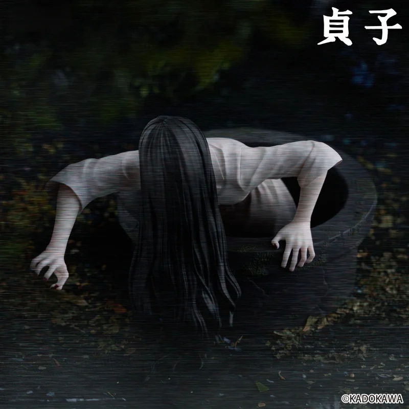 Sadako Noodle Stopper Horror Figure - Collectible Desk Ornament