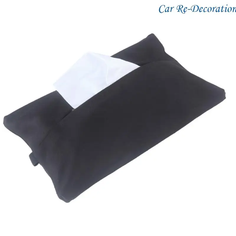 

R58D Car Tissue Holder Tissue Holder for Car with Fix Strap Car Napkin Holder,Car Visors Tissue Dispenser,Tissue Case