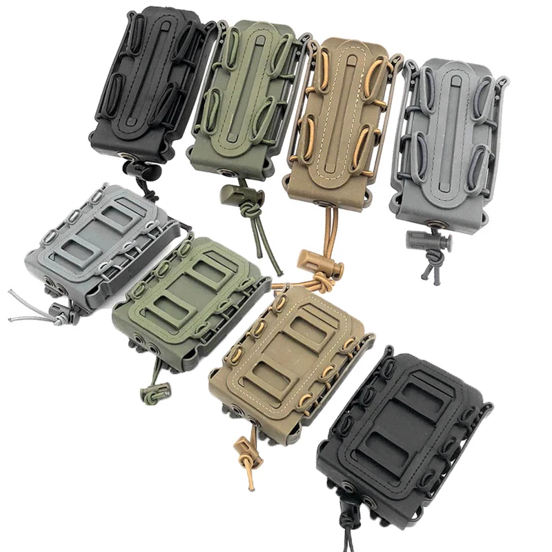 

Mag Pouch Open Top Bag Molle Tactical Rifle 9mm 5.56mm 7.72mm Cartridge Holder Magazine Pouch Outdoor Shoot Bullet Rifle Pocket