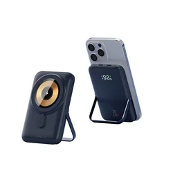 Magsafe Power Bank 10000mAh Magnetic Wireless Charger with Stand External Battery Fast Charging For iPhone 15 14 13 12 PowerBank