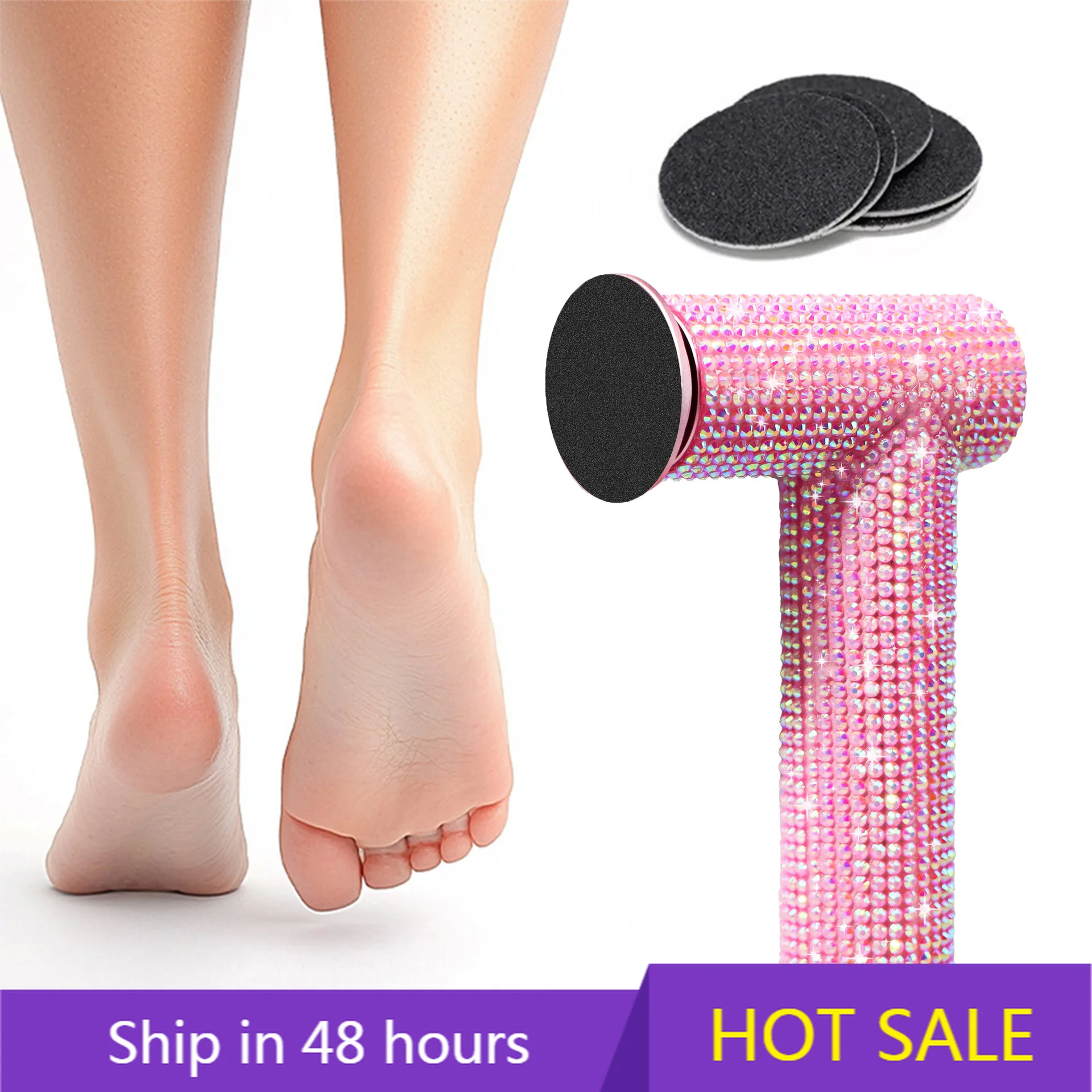 

YTYIN Cross-Border New Model FG10D Diamond-Studded Electric Digital Display Foot File For Foot Care And Dead Removal