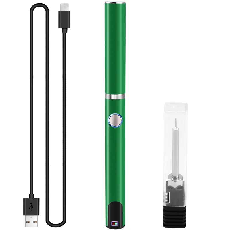 Adjustable 510 Thread Mini Soldering Iron Kit USB Soldering Iron With Cap 3 Gear Voltage Electronic Welding Repair Pen-AA26