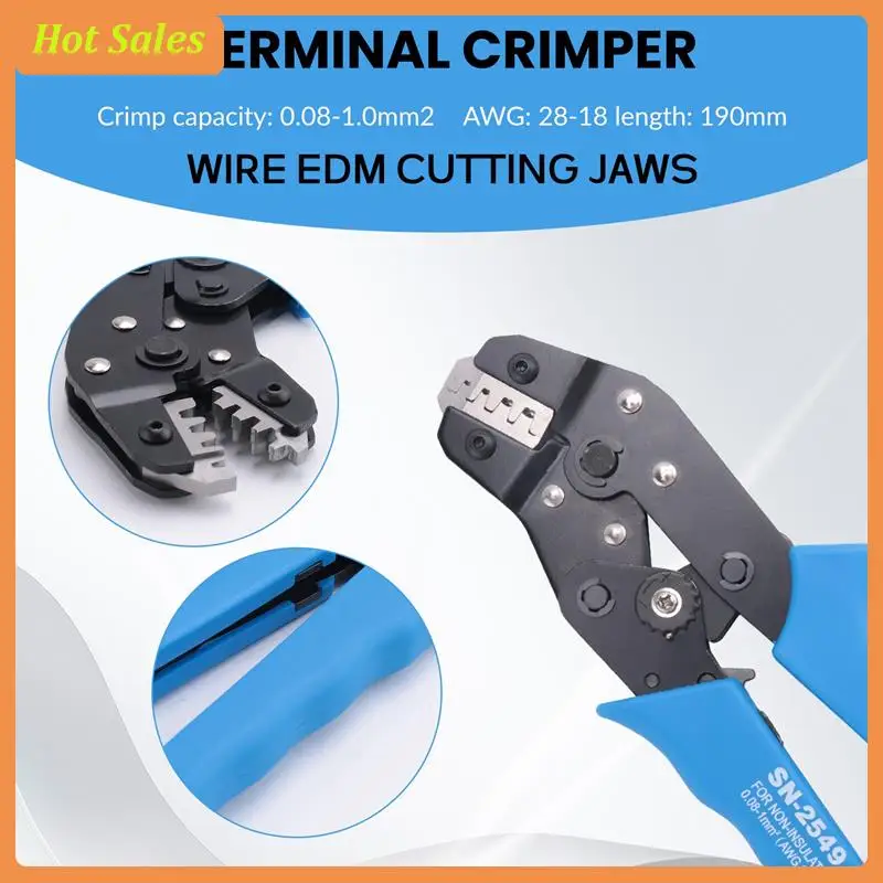 

AA05 SN-2549 Self-Adjusting Terminal Cable Crimping Tool Is Suitable For Dupont PH2.0 XH2.54 KF2510 JST Molex D-SUB Terminal