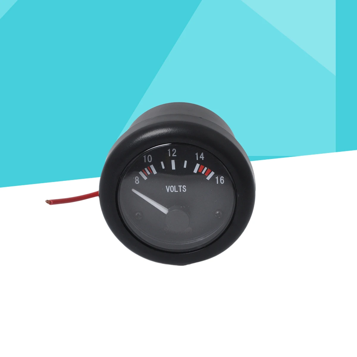 

Universal 12V 52mm Marine Voltmeter LED Backlight Waterproof Voltmeter Volt Gauge 8-16V Voltage Meter with Alarm Sensor