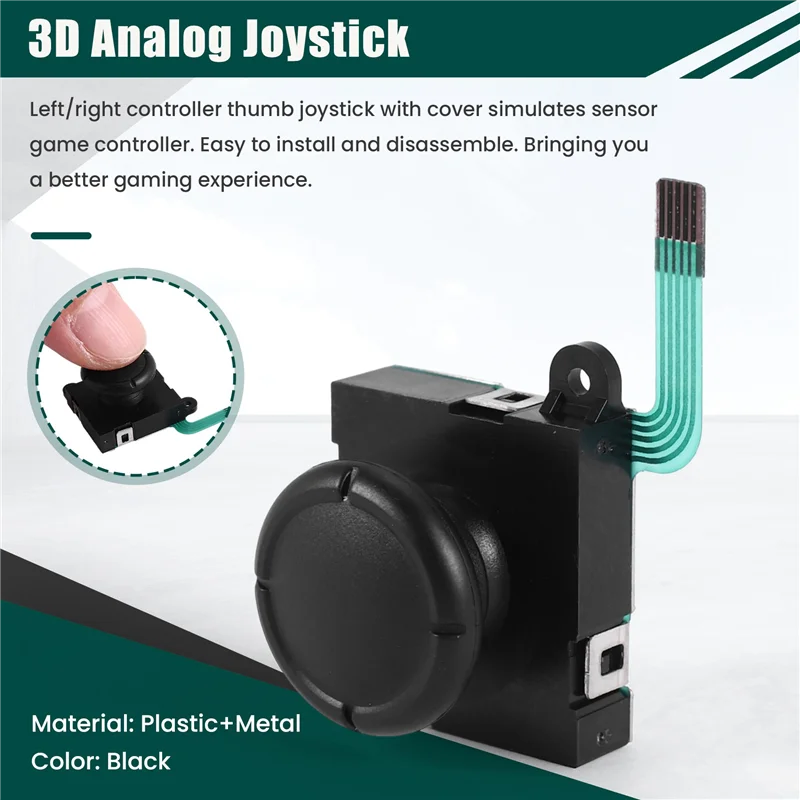 Pengganti Sensor Thumb Stick Joystick Analog 3D untuk Pengontrol Nintendo Switch Joy Con
