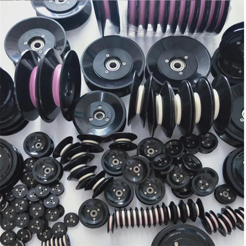 

1004 Guide Wheel Combined Thread Passing Wheel 40mm Ceramic Plastic Thread Passing Wheel Wire Textile Tension Pay-off Stand