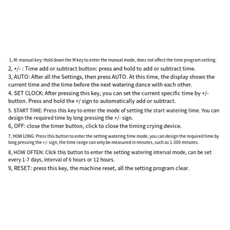 Smart Electronic Automatic LCD Display Water Timer Digital Irrigation Controller Waterproof Cover Garden Watering Pump