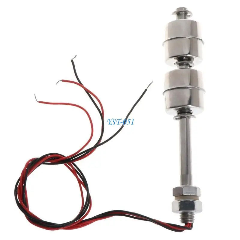 

E15A 220V 10W 100mm Float Switch Auto liquid Water Level Stainless Steel