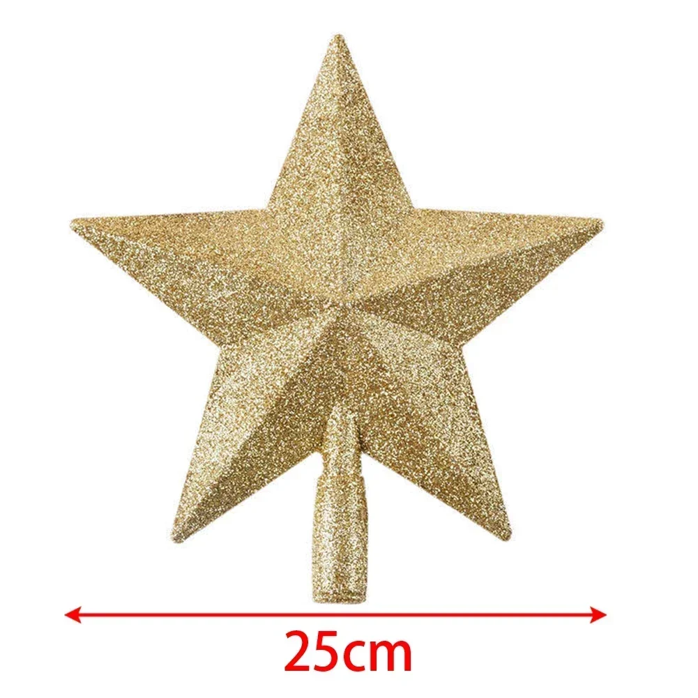 Christmas Tree Top Christmas Tree Top Star Pink Seasonal Decor Star Five-pointed Star Holiday Home Pendant Ornaments