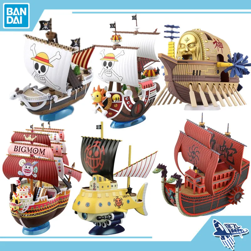 

One Piece Original Genuine Bandai Great Ship Model Assembled The Ship Movable Action Figure Model Toys for Kids Droppshiping