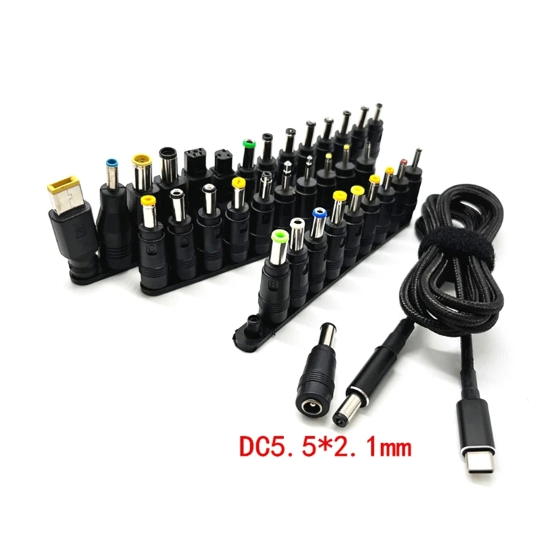 タイプテック-ユニバーサルラップトップ充電ケーブル,34コネクタ,ノートブック電源用