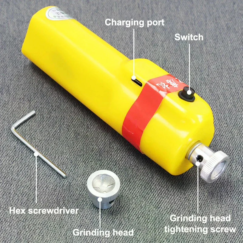 الكهربائية البلياردو جديلة تلميح المشكل البلياردو بركة تلميح Scuffer المشكل المحمولة تجمع جديلة تلميح الضابط وأداة إصلاح للتغيير #5