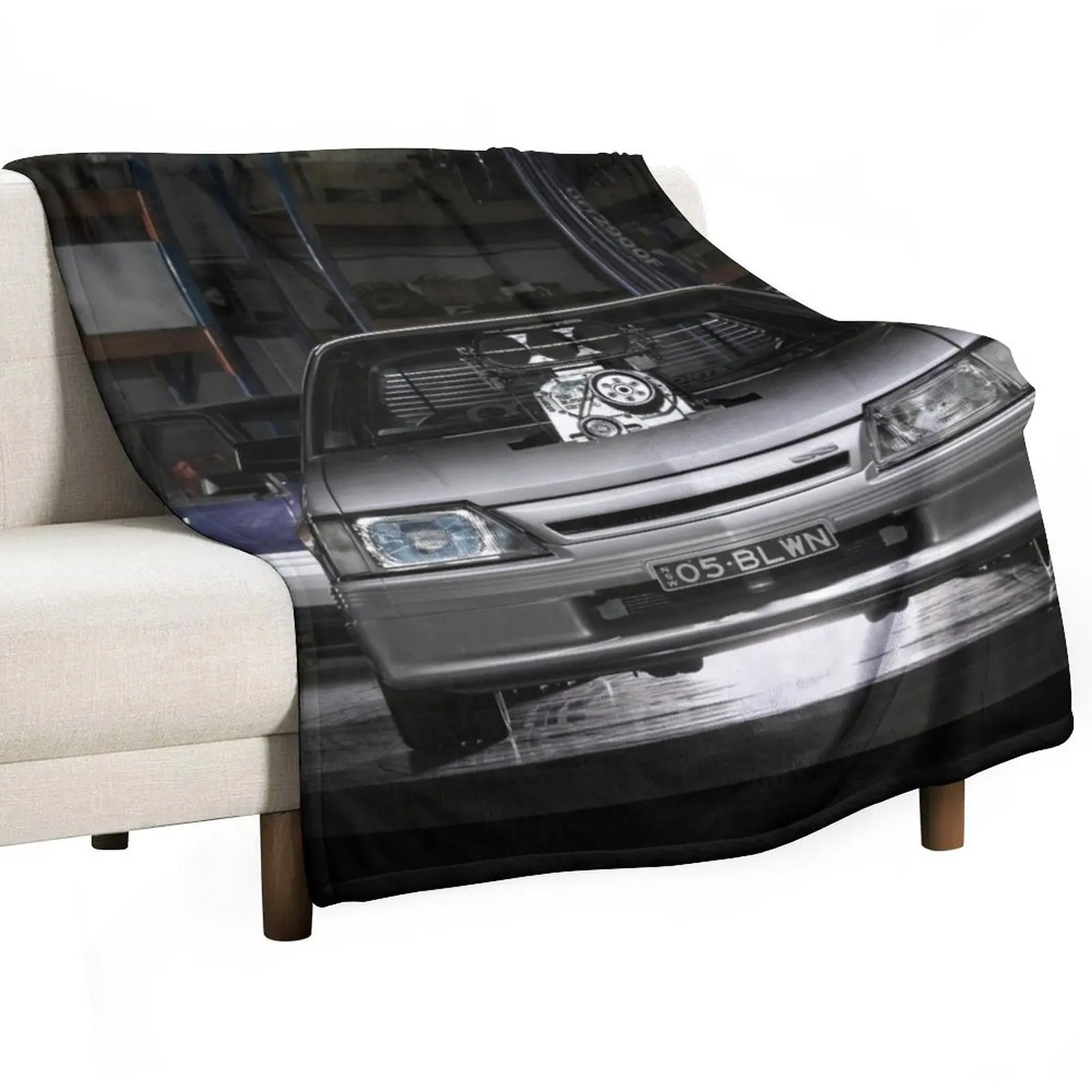 Anthony Dooly's Holden VK Commodore Throw Blanket Soft warm winter Hair Blankets