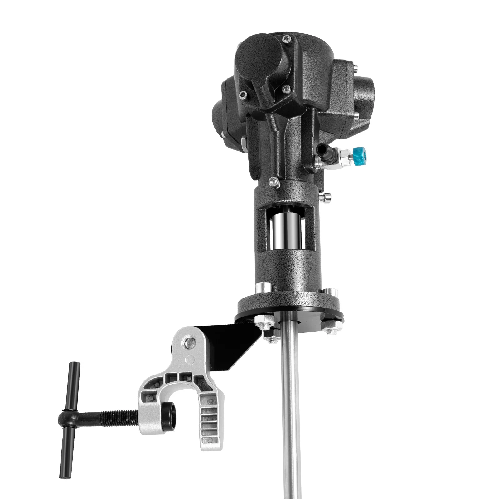 1/2HP 50 جالون الفولاذ المقاوم للصدأ قوس هوائي خلاط ، خزان برميل كليب قوس الهواء المحرض الطلاء مزيج أداة 50-2000 دورة في الدقيقة #4