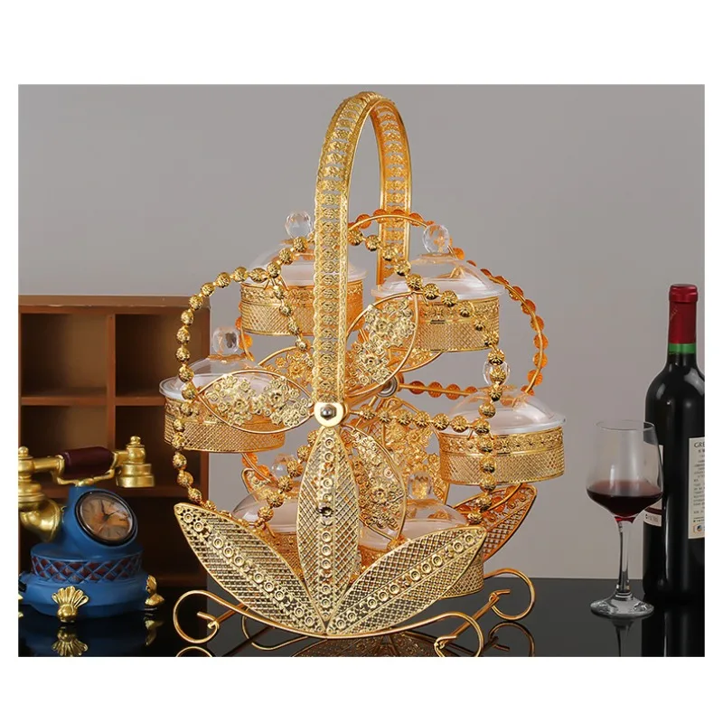 Acrylic Dried Fruit Box, Exquisite Premium Snack Plate, Creative Living Room Fruit Plate
