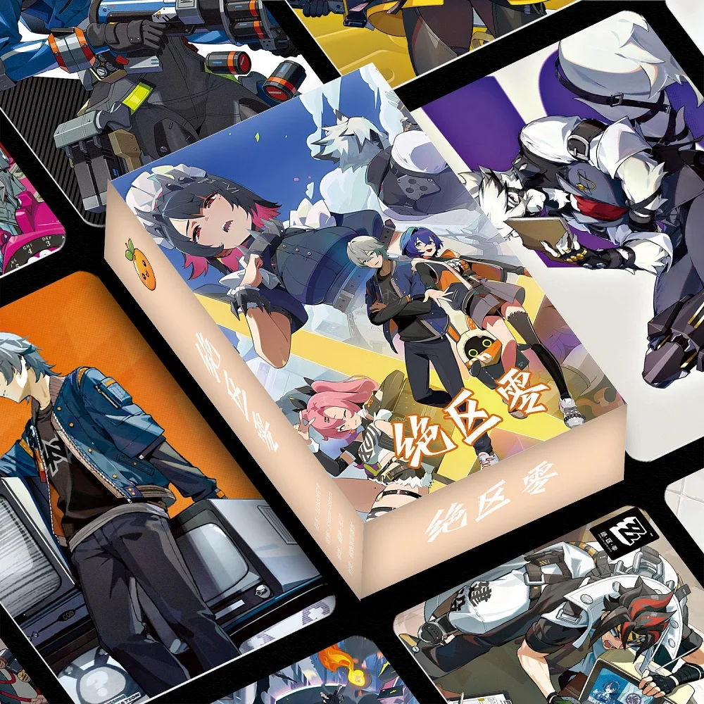 55 Pcs/Set Game Zenless Zone Zero Laser Lomo Card Nicole Demara, Ellen Joe Characters HD Photocard Fans Collection Cards ﻿