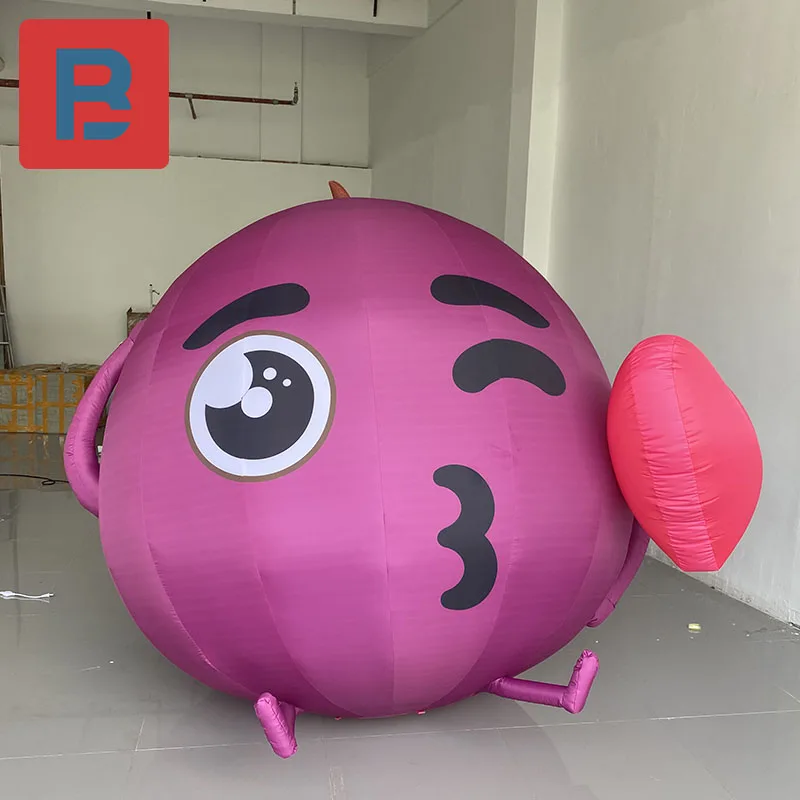 

Giant inflatable purple grape air model eggplant fruit festival vegetable festival help farmers theme enterprise IP mascot