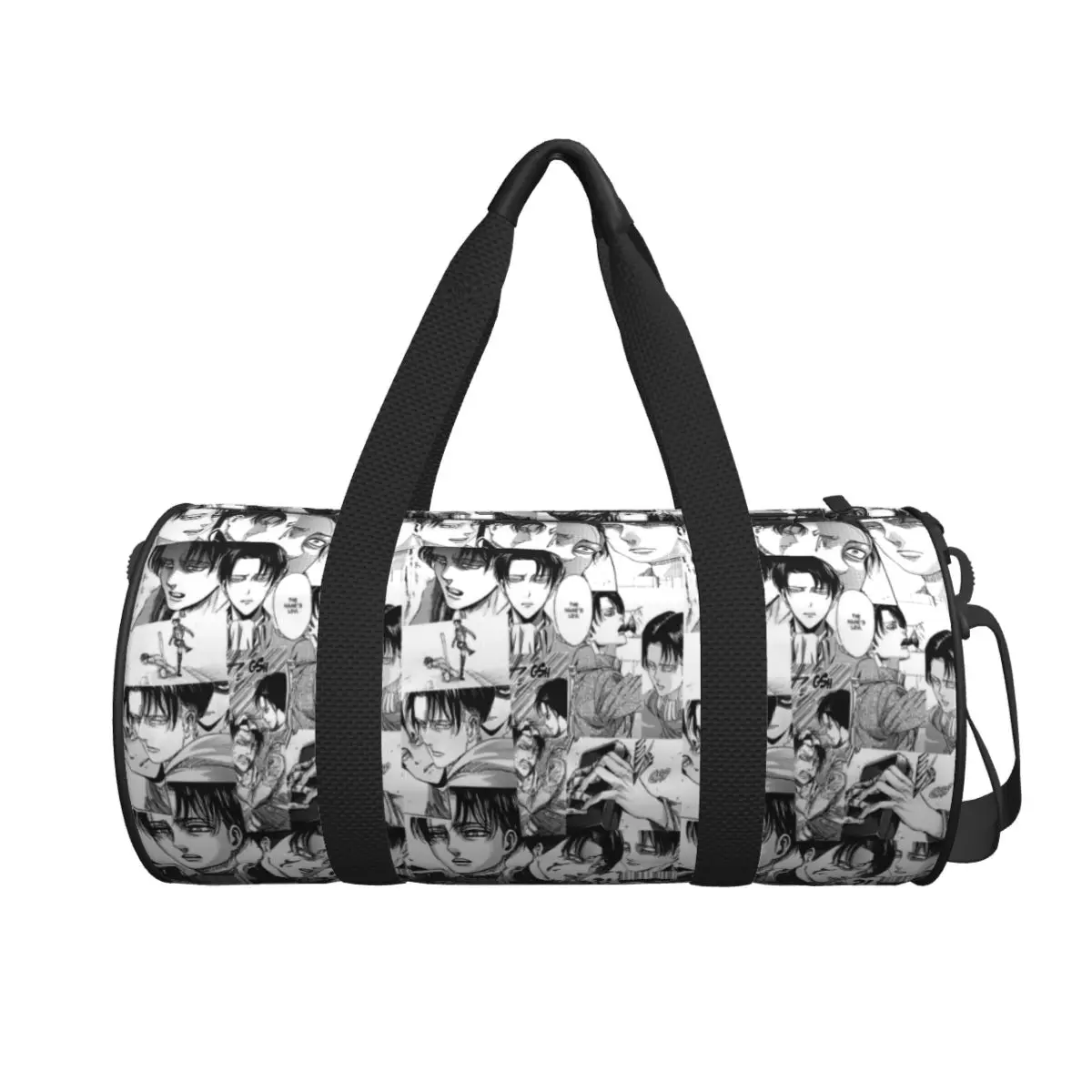 

Levi Ackerman Attack On Titan Large Duffle Gym Bag Multi-Functional Duffle Travel Bags Handbags Fitness bag