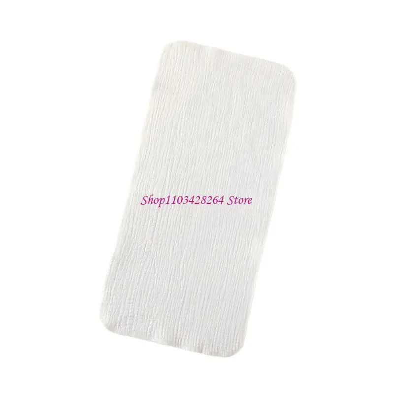 منشفة مربعة الشكل للأطفال ناعمة ومريحة من 4 طبقات من قماش التجشؤ منديل صغير للجنسين لحديثي الولادة مريلة للرضع #2