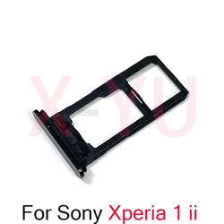 For Sony Xperia 1 II 5 II 10 II SIM Card Tray Holder Slot Adapter Replacement Repair Parts