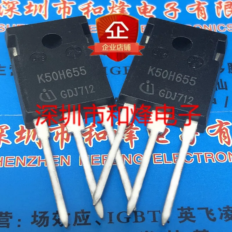 5PCS-10PCS K50H655 IKW50N65H5  TO-247 650V 50A  Really Stock Best Quality In Stock Fast Shipping