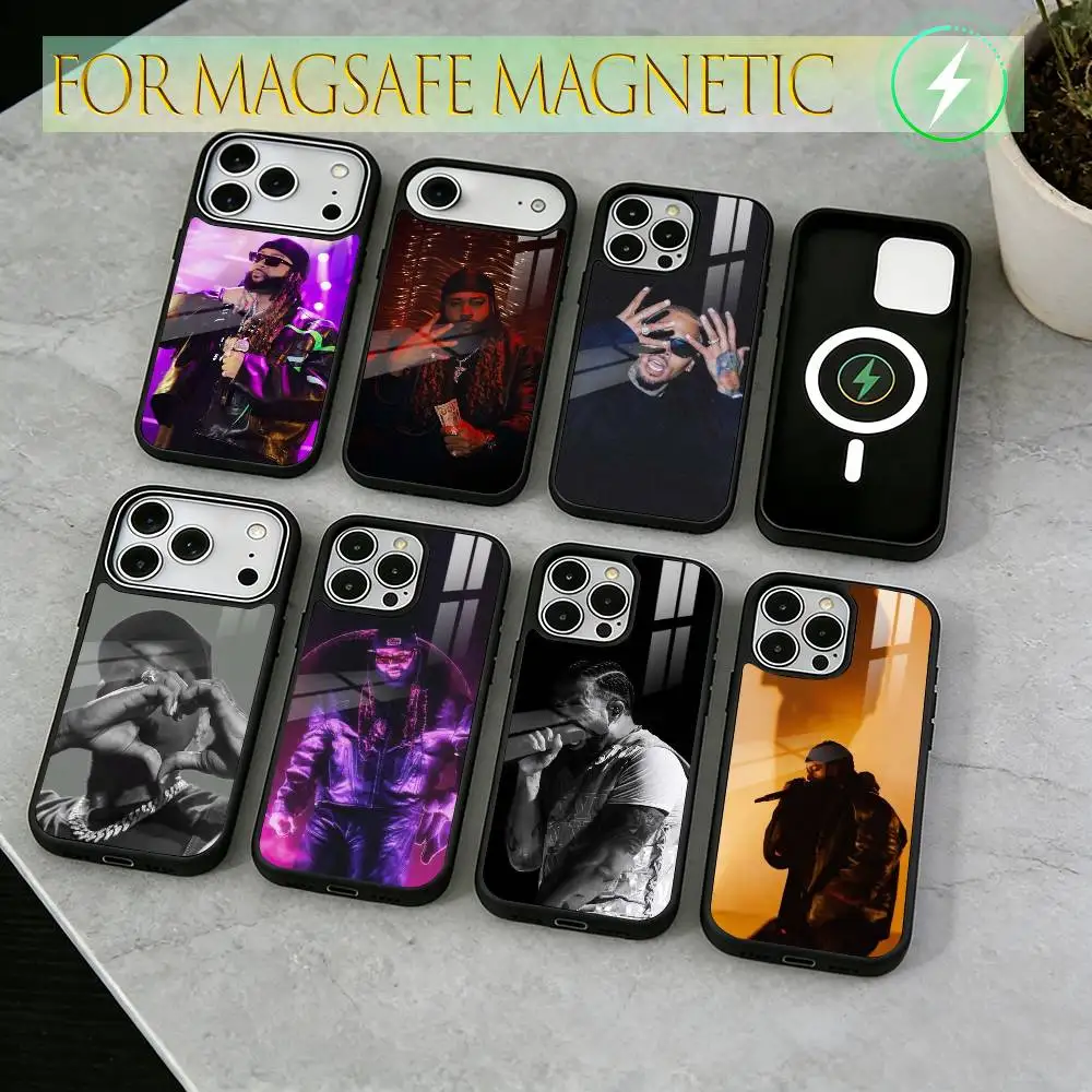 

SINGER Partynextdoor COLOURS Phone Case For iPhone17,16,15,14,13,12,11 Plus,Pro Magnetic For Magsafe Wireless Charging