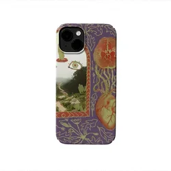 Fantasy Graffiti Illustration Phone Case for IPHONE 16 15PRO MAX 14 13 PRO MAX 13 12 MINI XR XS Acrylic Hard Mobile Phone Cases