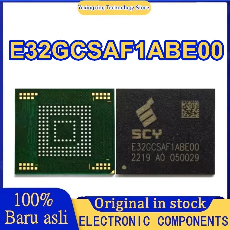 E32GCSAF1ABE00 32GB Flash Font Library FBGA153 eMMC Hard Disk New Original in Stock