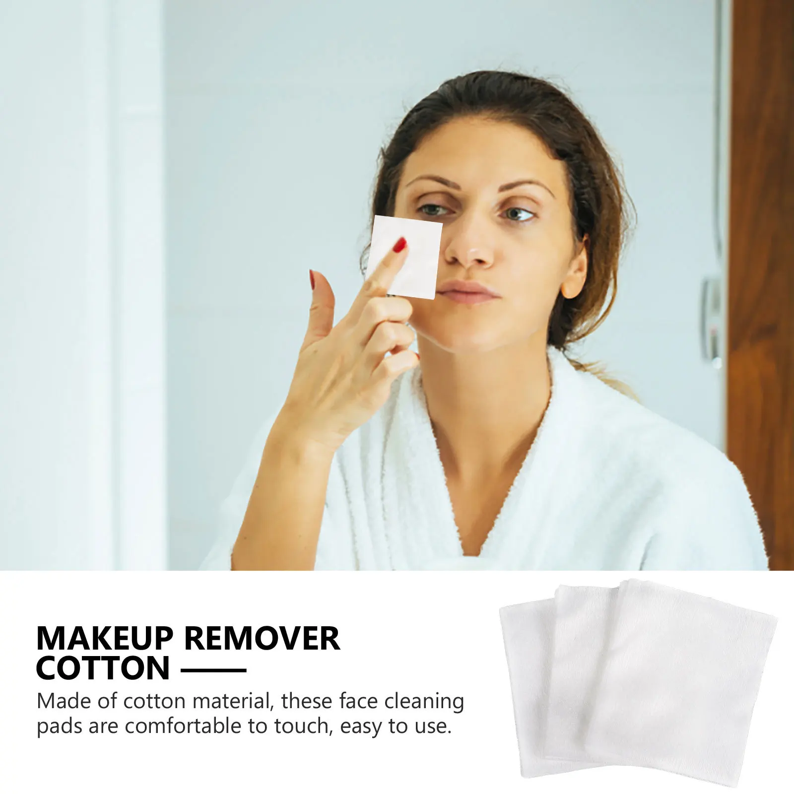 200 pçs removedor de maquiagem algodão limpeza facial para rosto remoção de maquiagem dos olhos molhado seco uso cuidados com a pele aplicador almofadas unha polonês