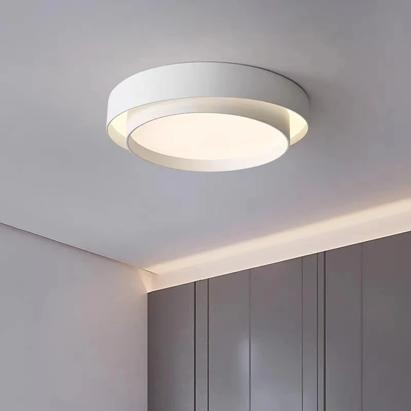 Lámpara de techo de dormitorio nórdico, luz de techo moderna minimalista para sala de estar, cocina, estudio, iluminación interior del hogar,