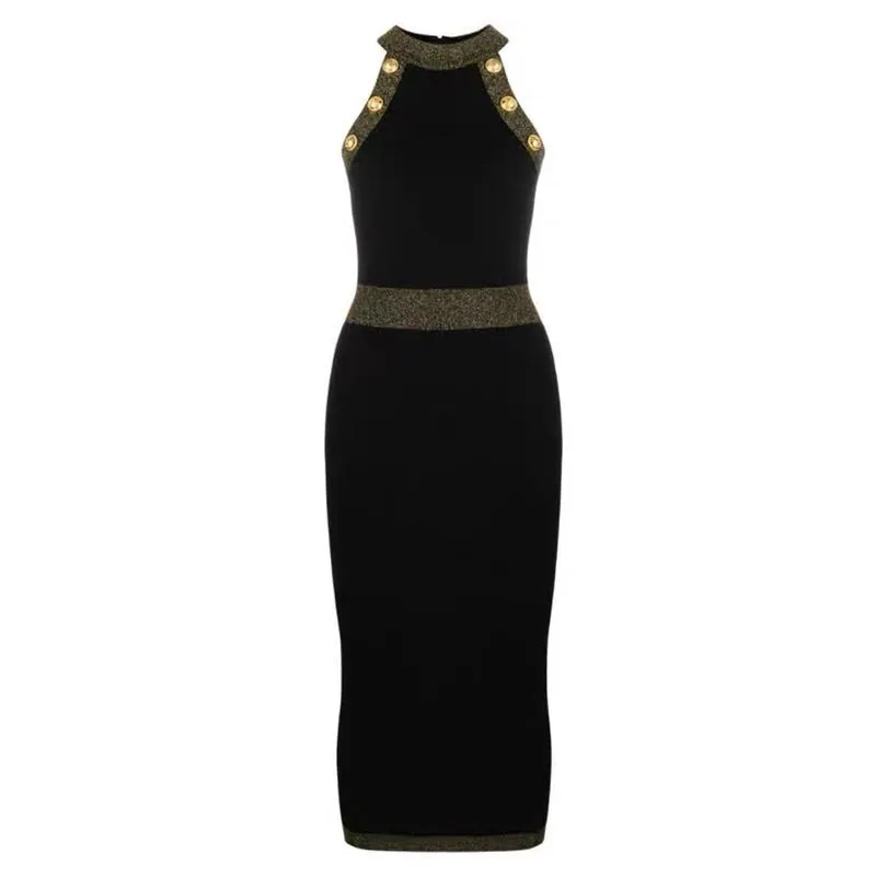 Verão 2024 elástico svel malha dr comprimento médio fino-ajuste camada base outerwear versátil envoltório busin casual casa wear